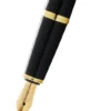 cross_bailey_light_black_gold_fine_2_1_533x1066 Cross Bailey Light Fountain Pen - Black w/ Gold Colored Trim