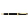 cross_bailey_light_black_gold_fine_3_800x1066 Cross Bailey Light Fountain Pen - Black w/ Gold Colored Trim