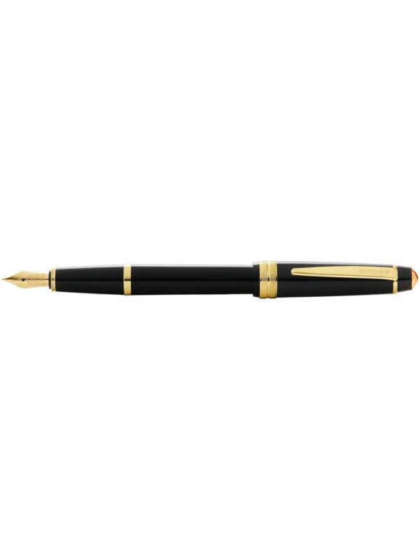 cross_bailey_light_black_gold_fine_3_800x1066 Cross Bailey Light Fountain Pen - Black w/ Gold Colored Trim