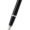 Cross Bailey Light Fountain Pen - Black w/ Silver Colored Trim