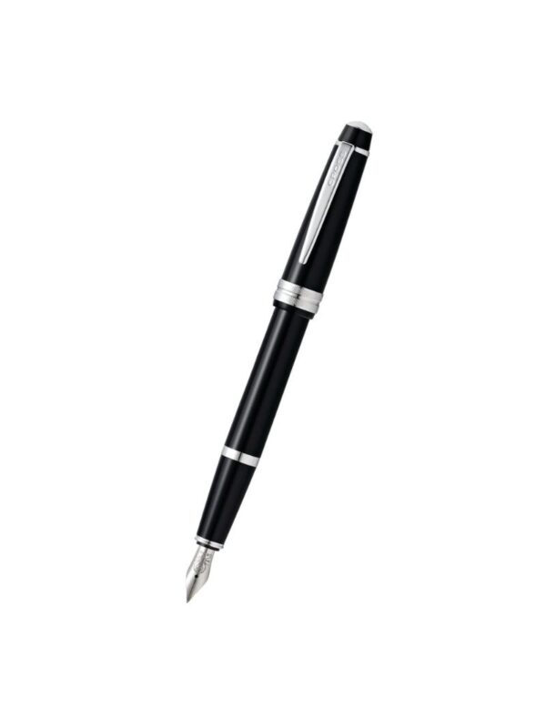 Cross Bailey Light Fountain Pen - Black w/ Silver Colored Trim