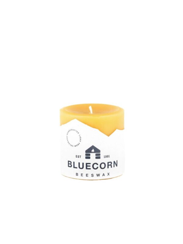 Pure Beeswax Pillar Candle - 3" Diameter
