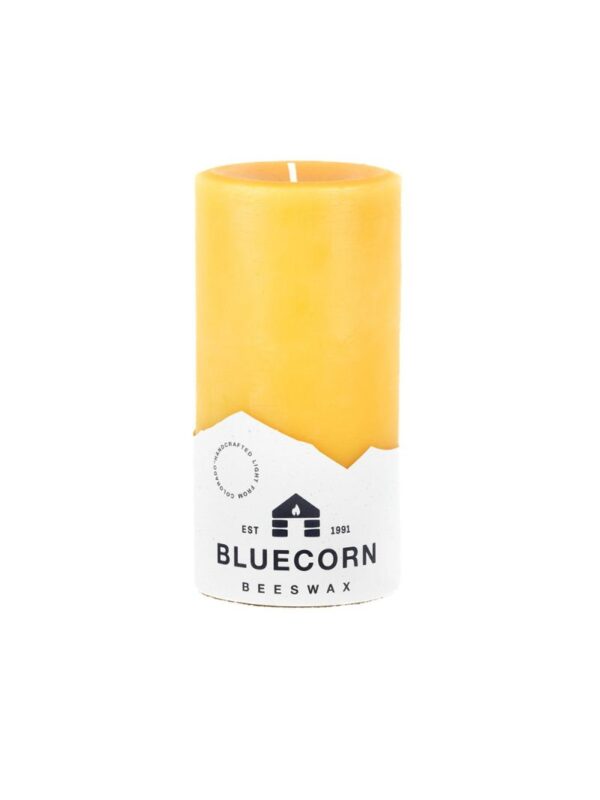 Pure Beeswax Pillar Candle - 3" Diameter