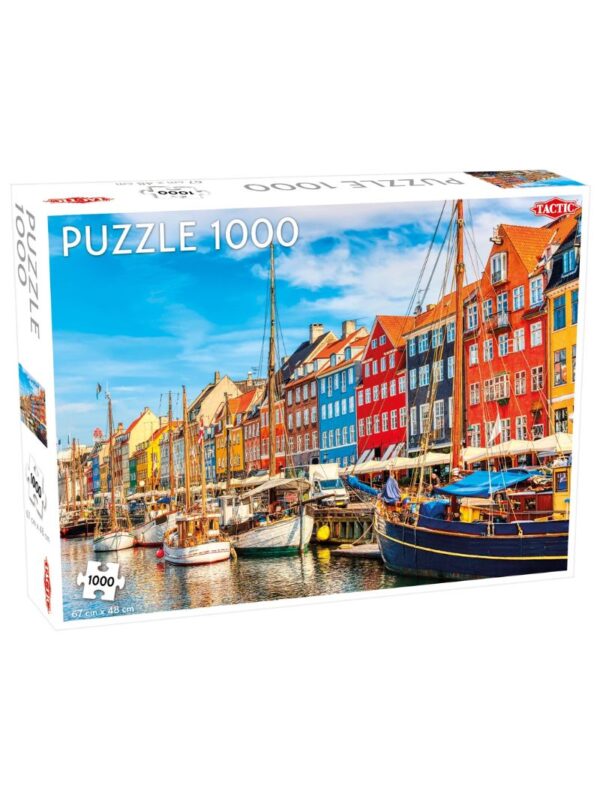 puzzle_tactic_nyhavn_1000pc_800x1066 Tactic 1000 Piece Puzzle - Nyhavn Harbor, Copenhagen, Denmark