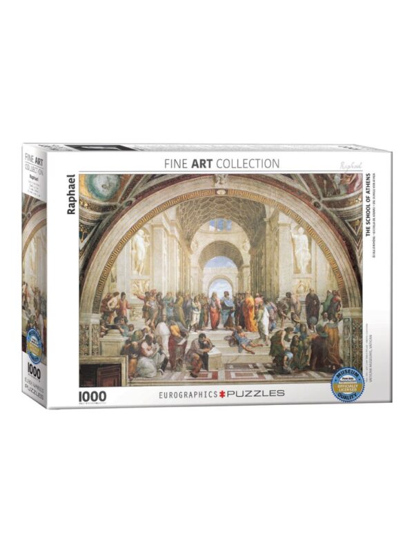 puzzle_the_school_of_athens_1_800x1066 Eurographics 1000 Piece The School of Athens Puzzle