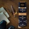 Bourbon Cousins Cigar and Whiskey Socks - Black & Tan