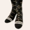 Bourbon Cousins Cigar and Whiskey Socks - Black & Tan