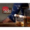 socks_cigar_whiskey_navy_tan_1_800x1066 Bourbon Cousins Cigar and Whiskey Socks - Navy & Tan
