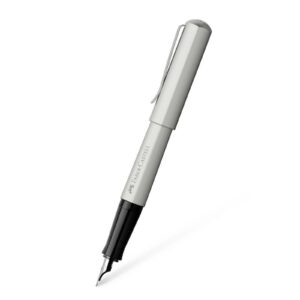 Faber-Castell Hexo Fountain Pen - Matte Silver