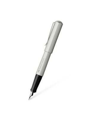 Faber-Castell Hexo Fountain Pen - Matte Silver
