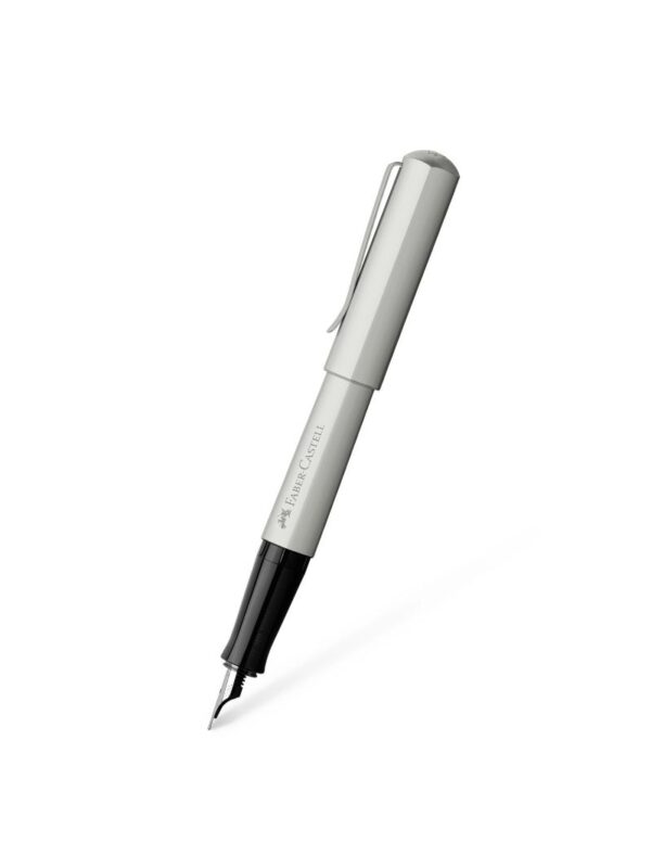 Faber-Castell Hexo Fountain Pen - Matte Silver