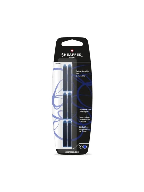 ink_sheaffer_universal_ink_cartridge_blue_6_pack_1_800x1066 Sheaffer Universal Ink Cartridges - Blue (Pack of 6)