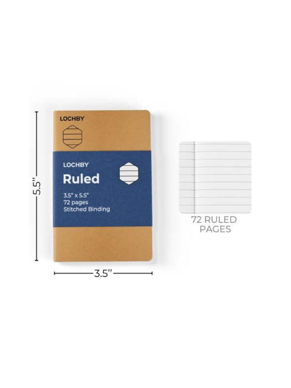 notebook_lochby_pocket_sized_3.5_5.5_ruled_2_800x1066 Lochby Pocket-Sized Notebook 3.5" x 5.5" - Ruled
