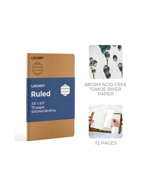 notebook_lochby_pocket_sized_3.5_5.5_ruled_3_800x1066 Lochby Pocket-Sized Notebook 3.5" x 5.5" - Ruled